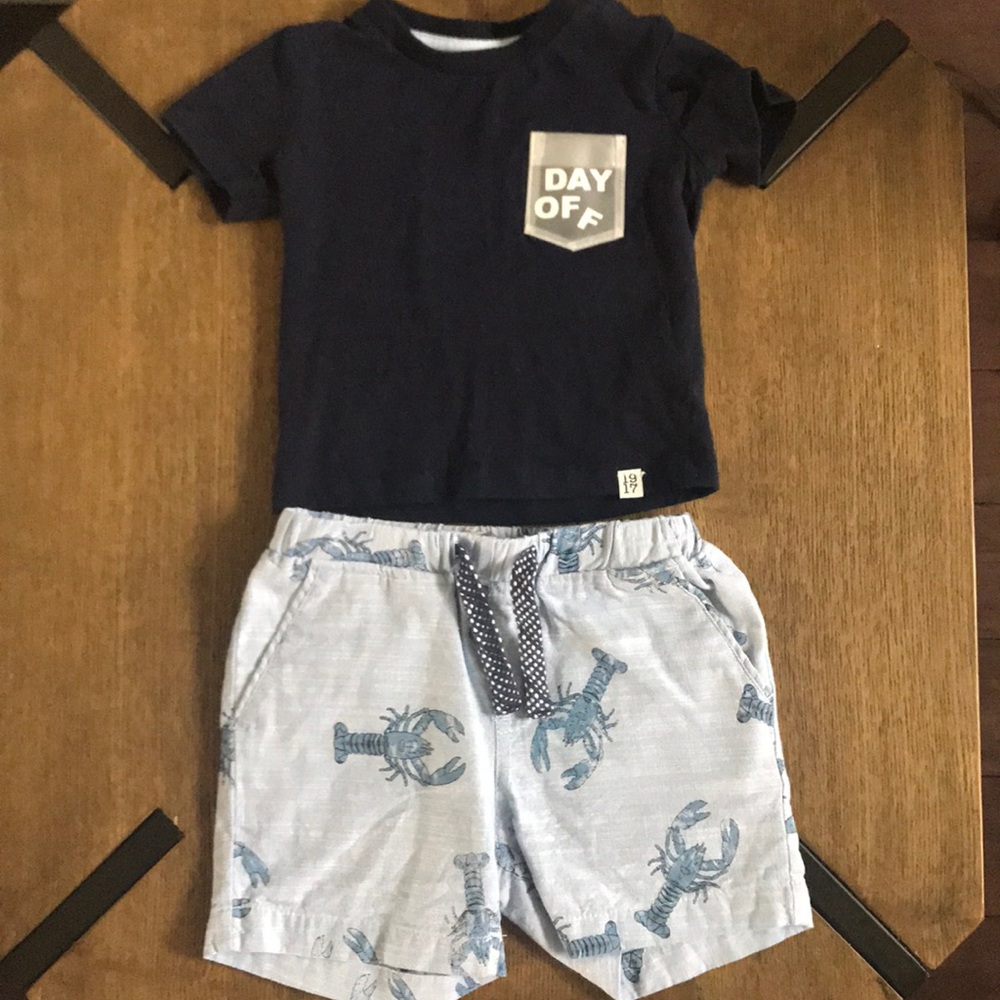 Sovereign Code Baby Boy Lobster Shorts Set!